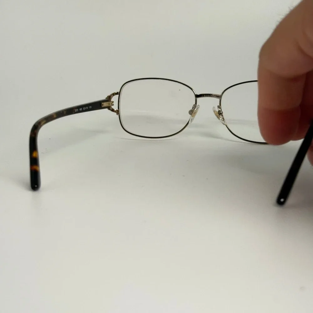 Persol 2572 488 Gold Tortoise Oval Eyeglasses Frames 52-16-135